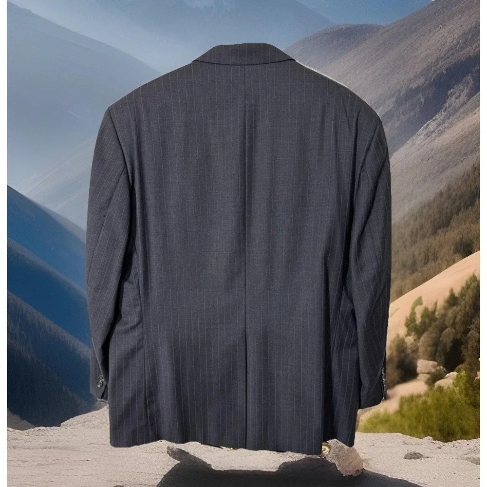 Y2k 97 Lauren Ralph Lauren Blazer Jacket Sz 50R Wool Pinstripe Sport Coat Canada
